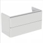 Ideal Standard Strada II 1000mm Wall Hung White Gloss Washbasin Unit with 2 Drawers