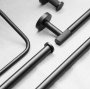 Origins Living 600mm Turner Towel Rail - Black