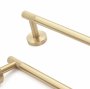 Origins Living Turner Open Toilet Roll Holder - Brushed Brass