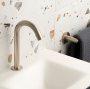 Vado Individual Infra-Red Deck Mounted Spout Mono Basin Mixer - Brushed Nickel