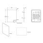 Scudo Alfie 600 x 800mm Soft Edge LED Mirror - Brushed Brass