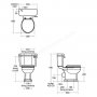 Ideal Standard Waverley Close Coupled Toilet