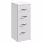 Essential Alaska 350 x 766 x 300mm 4 Drawer Unit