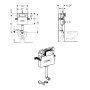 Geberit Alpha 12cm Concealed Cistern