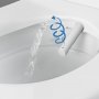 Geberit AquaClean Tuma Comfort WC Complete Solution with Wall Hung WC (White Glass)