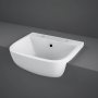 RAK Series 600 42cm 2 Tap Hole Semi Recessed Basin