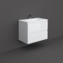 RAK Joy 80cm Pure White Wall Hung Basin Unit