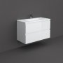 RAK Joy 100cm Pure White Wall Hung Basin Unit