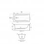 Ideal Standard Concept 150 x 70cm Idealform Plus+ Bath