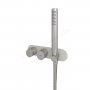 RAK Feeling Thermostatic 2 Outlet 2 Handle Greige Round Shower Valve Including Shower Kit