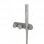 RAK Feeling Thermostatic 2 Outlet 2 Handle Grey Round Shower Valve Including Shower Kit