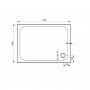 Kudos Kstone 1100 x 800mm Rectangular Shower Tray