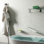 Origins Living Chrome Outline Shower Basket