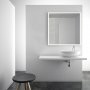 Origins Living 600mm Solid Light Mirror - Satin Aluminium