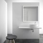 Origins Living 700mm Solid Light Mirror - Satin Aluminium