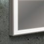 Origins Living 600mm Solid Light Mirror - Satin Aluminium