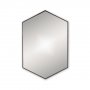 Origins Living Docklands Hexagonal Mirror - Black