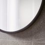 Origins Living 800mm Docklands Round Mirror - Black