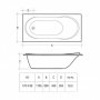 RAK 1700 x 800 Reversa Double Ended Bath