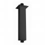 RAK 120mm Black Square Ceiling Shower Arm