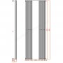 RAK 420 x 1800 Burj White Radiator