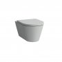 Kartell by Laufen Rimless Compact Wall Hung WC Toilet Pan