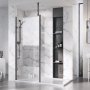 Roman Liberty 10mm 1057mm Clear Glass Wetroom Corner Panel