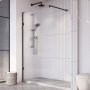 Roman Liberty 8mm 1157mm Fluted Glass Wetroom Corner Panel