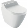 Geberit AquaClean Tuma Comfort Floor Standing Shower Toilet - Stainless Steel Brushed