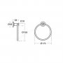 Ideal Standard IOM Towel Ring