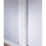 DQ Heating Ardent 1800 x 530mm Vertical 2 Column White Radiator