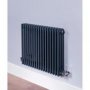 DQ Heating Ardent 500 x 990mm Horizontal 3 Column Anthracite Radiator