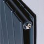 DQ Heating Strata 1800 x 224mm Vertical Single Anthracite Radiator