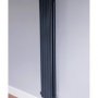 DQ Heating Cassius 1800 x 230mm Vertical Anthracite Radiator