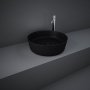 RAK-Feeling 42cm Round Countertop Basin in Matt Black