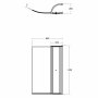 Ideal Standard Connect Air 1700 x 800mm Idealform Shower Bath - Right Hand