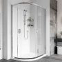 Roman Showers Haven Offset Double Door Quadrant Shower Enclosure - 800mm X 1000mm