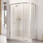 Roman Showers Haven One Door Offset Quadrant Shower Enclosure - 900mm X 800mm
