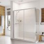 Roman Showers Haven Sliding Shower Door - 1600mm Wide