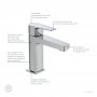 Ideal Standard Cerafine D Single Lever Basin Mixer without Waste