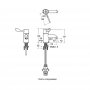 Armitage Shanks Contour 21 Plus 1 Hole Thermostatic Basin Mixer Tap - Chrome