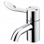 Armitage Shanks Contour 21 Plus 1 Hole Thermostatic Basin Mixer Tap with Flexible Tails - White with Smartguard