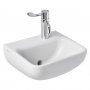 Armitage shanks Contour 21 Plus Back Outlet Basin -  400mm Wide - White with SmartGuard