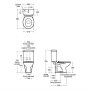 Armitage Shanks Contour 21 Schools 355mm Close-Coupled Toilet - White