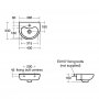 Armitage Shanks Contour 21 Splash Schools Basin - 400mm Wide - White
