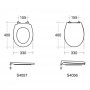 Armitage Shanks Contour 21 Toilet Seat & Cover - Grey