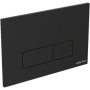 Armitage Shanks Oleas M2 Mechanical Dual Flushplate - Black