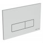 Armitage Shanks Oleas M2 Mechanical Dual Flushplate - Brushed Chrome