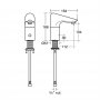 Armitage shanks Sensorflow 21 Electronic Spout - Ultra Steel