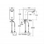 Armitage Shanks Sensorflow Wave Basin Tap - Chrome